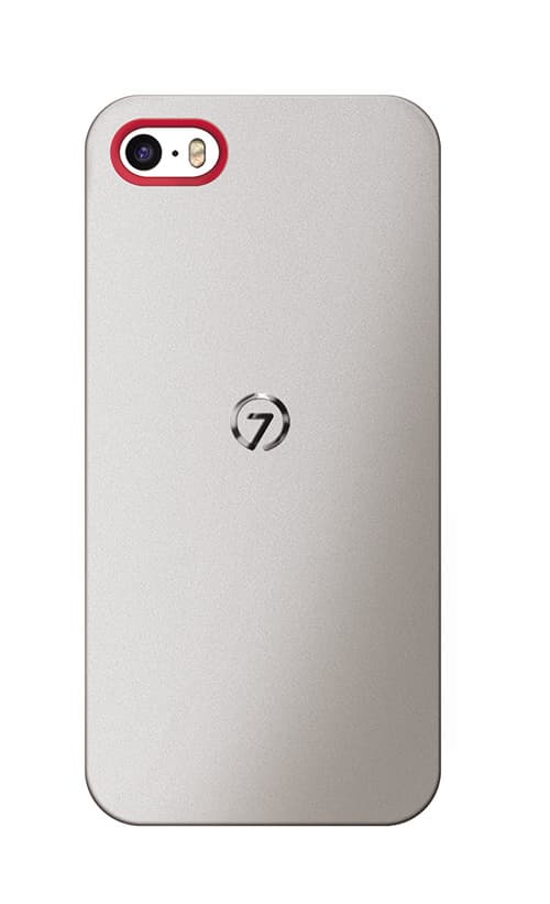 iPhone5_5s Case_Aluminium_Red Alu with White Plastic